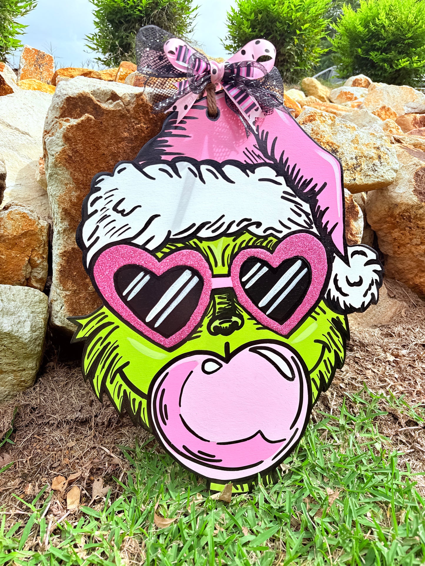 Grinch Door Hanger Christmas