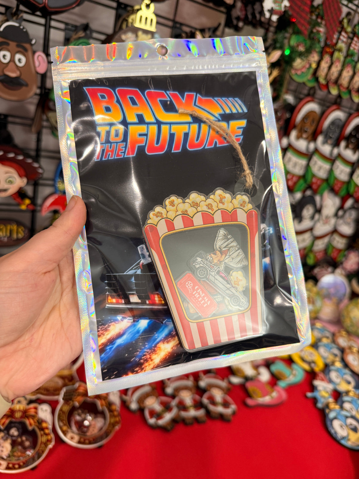 Back to The future Christmas Halloween Decoration shaker movie memorabilia Ornament