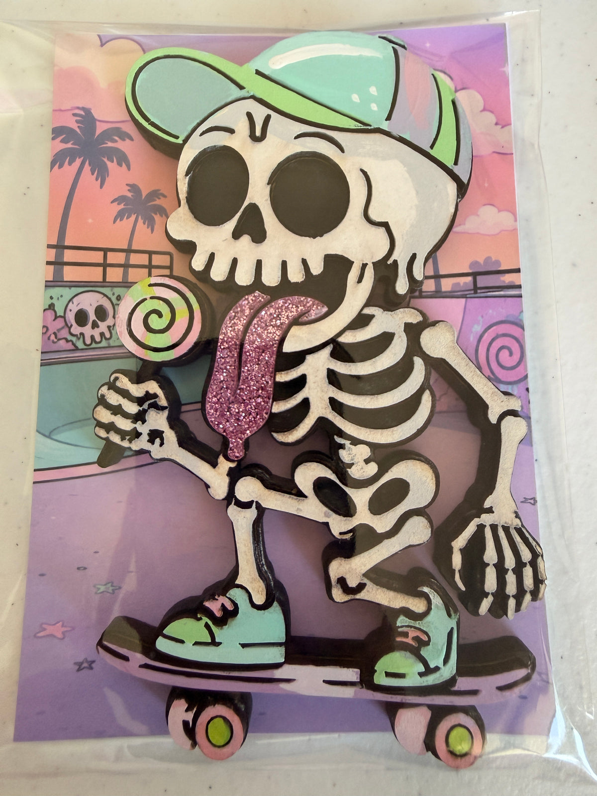 Cartoon Army Minis Magnet Skeleton