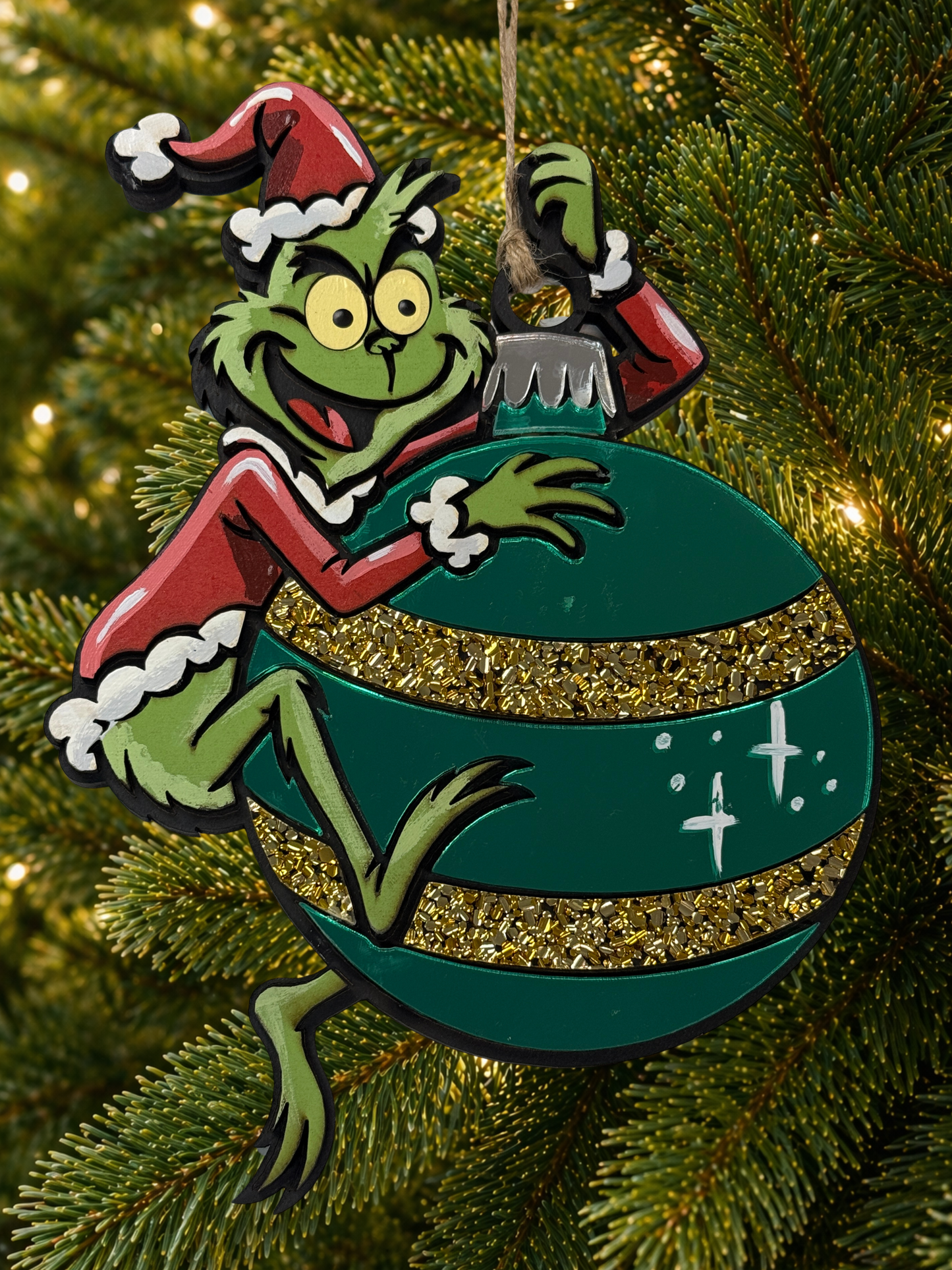 Cartoon Army Minis - Christmas Ornament grinch