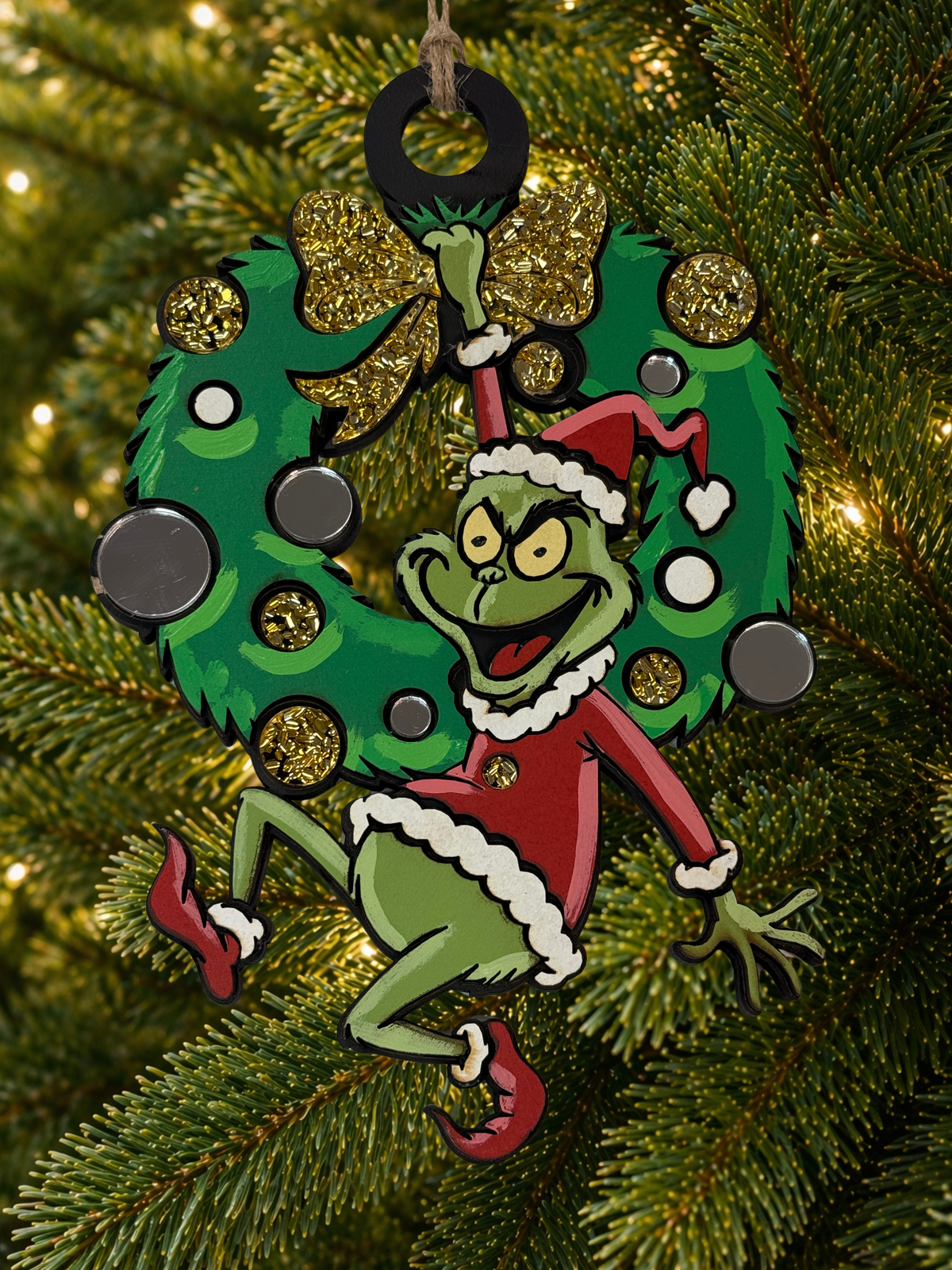 Cartoon Army Minis - Christmas Ornament grinch