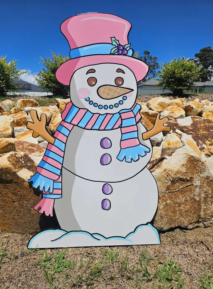 PICKUP ONLY Ice Cream Snowman Christmas