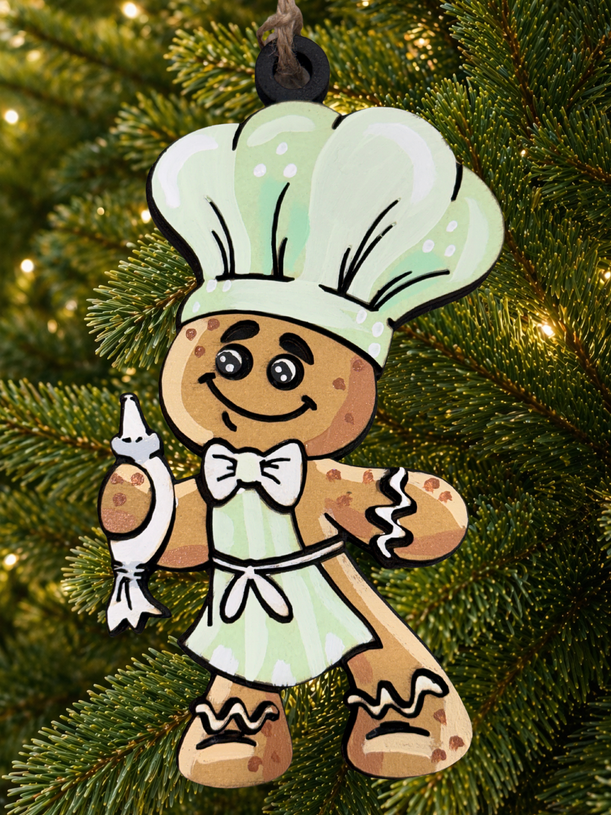 Cartoon Army Minis - Christmas Ornament Gingerbread