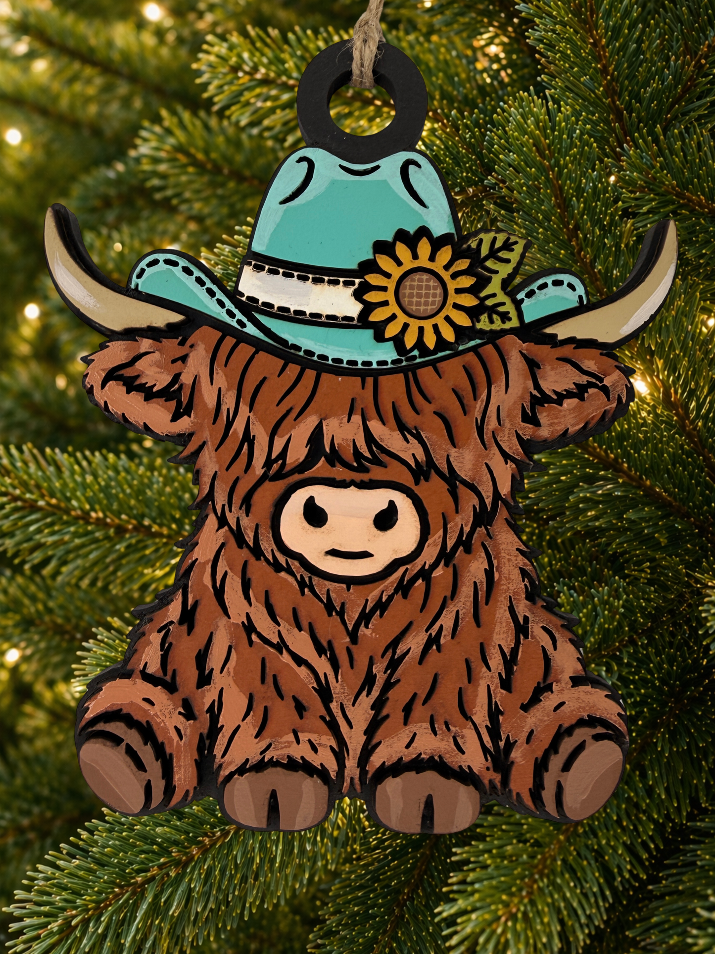 Cartoon Army Minis - Christmas Ornament Cowboy Cowgirl Boot