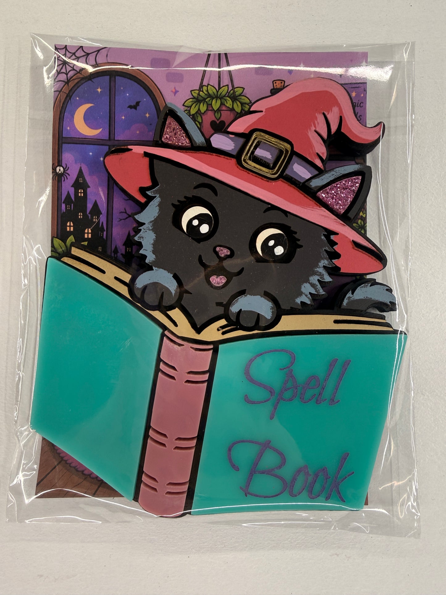 Cartoon Army Minis Magnet Halloween witch cat