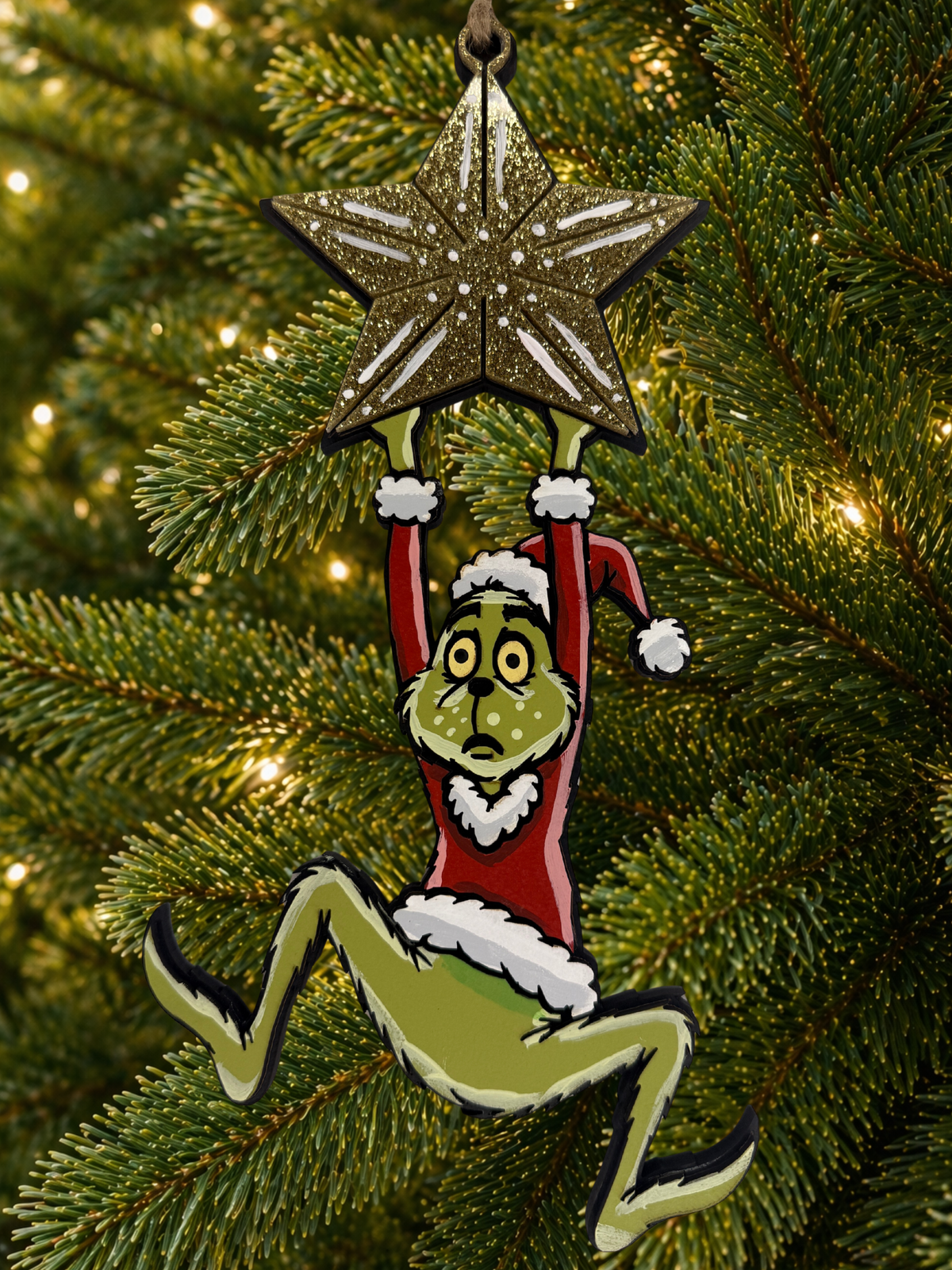 Cartoon Army Minis - Christmas Ornament grinch