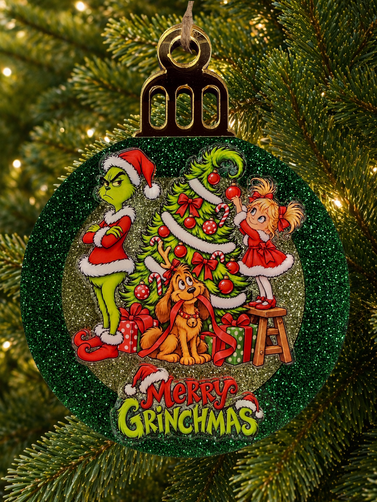 Grinch Christmas Decoration Ornament