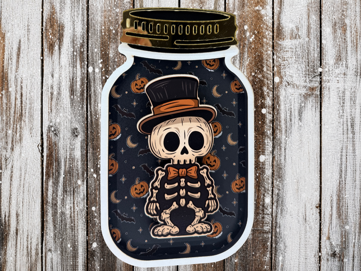 Spooky Jars Halloween Decoration