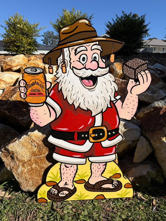 Ginger Beer & Lamington Santa Christmas