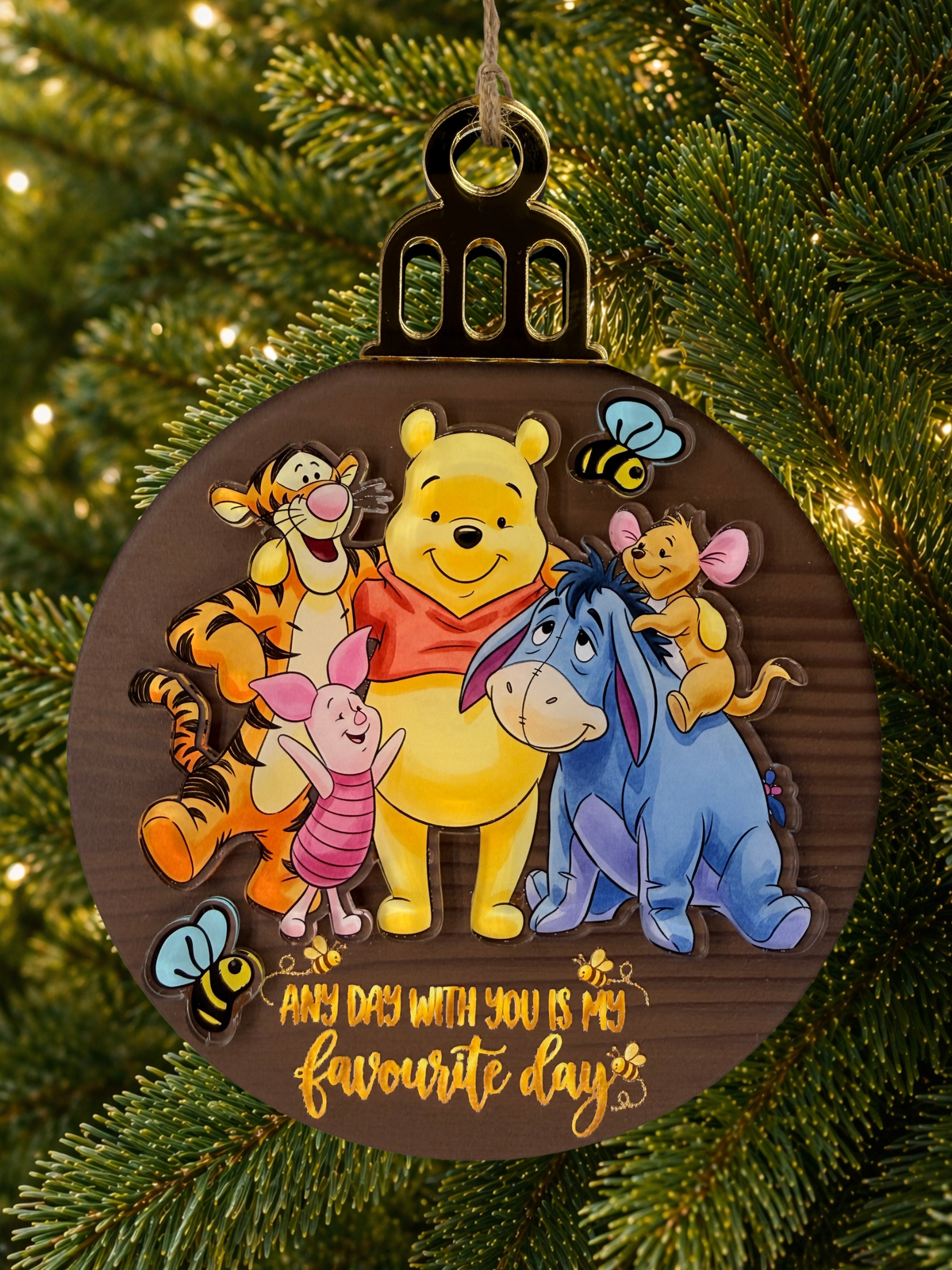 Winnie the Pooh Christmas Decoration Ornament