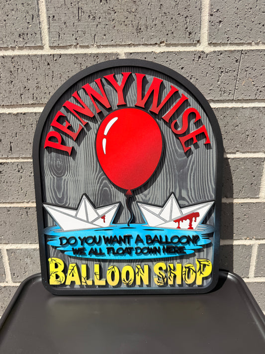 Pennywise Balloon Shop Memorabilia