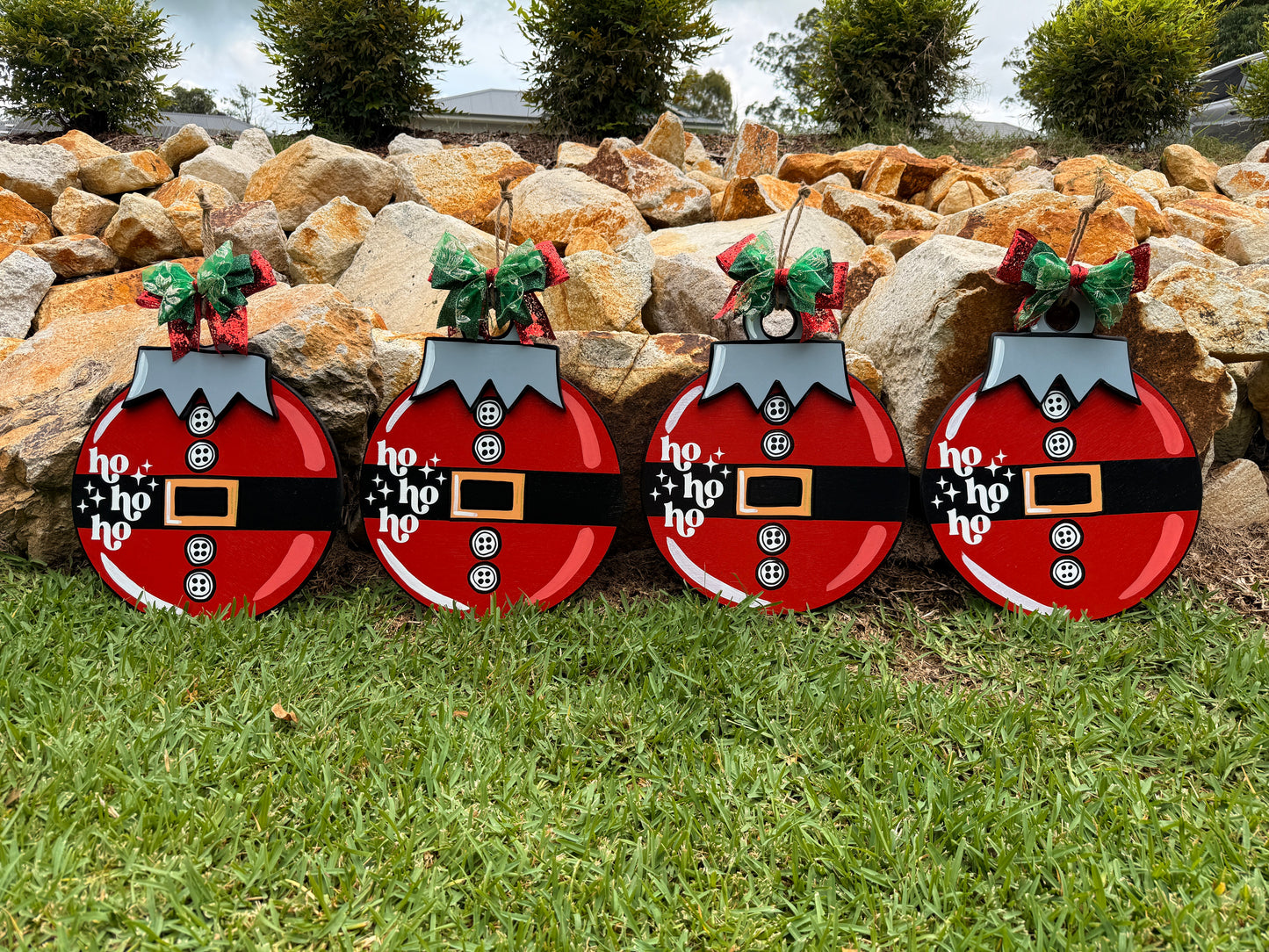 Ho Ho Ho door hanger Christmas