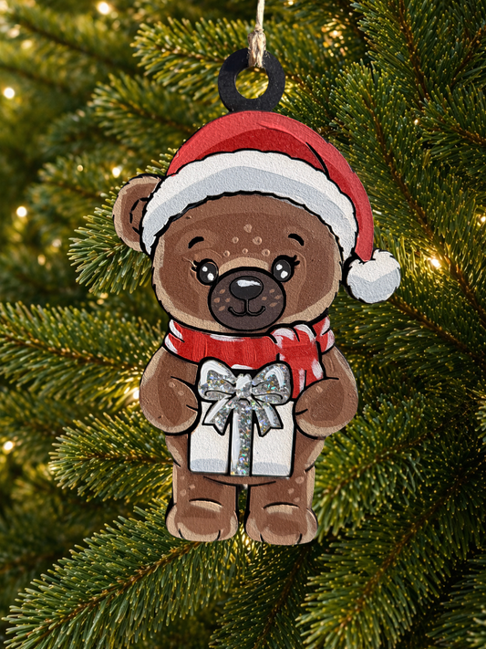 Cartoon Army Minis - Christmas Ornament Bear