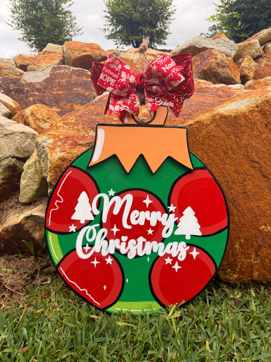Merry Christmas Door Hanger