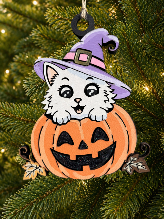 Cartoon Army Minis - Christmas Ornament Halloween Cat
