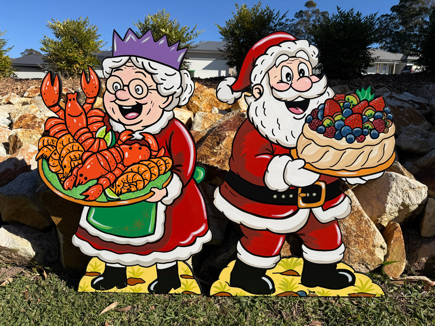 Santa & Mrs Claus SET Christmas Lunch