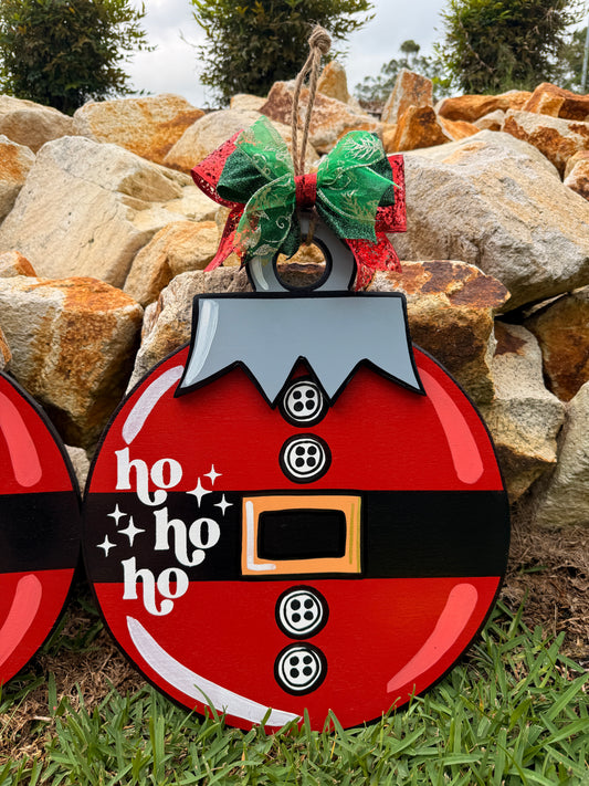 Ho Ho Ho door hanger Christmas