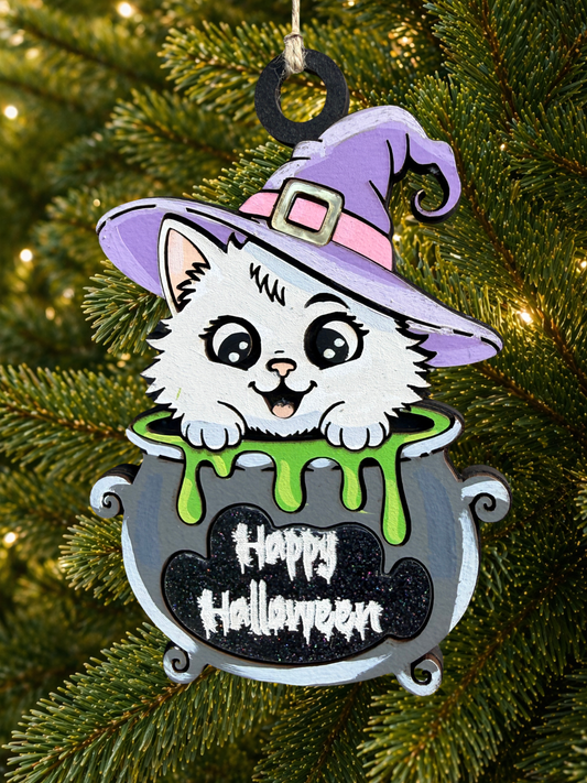 Cartoon Army Minis - Christmas Ornament Halloween Cat