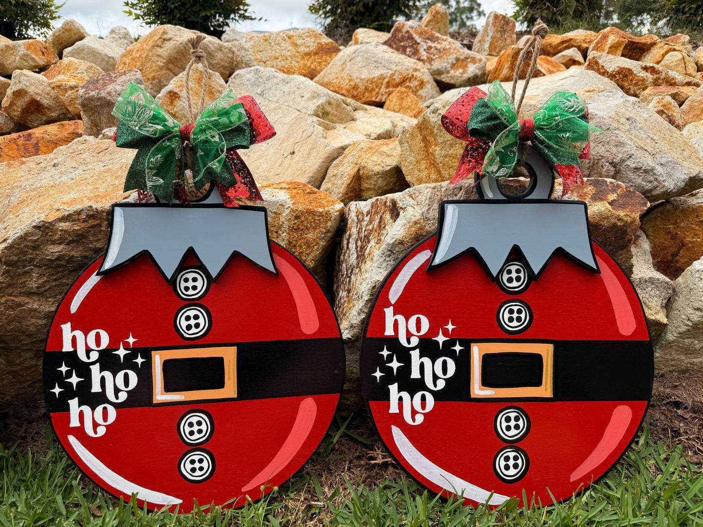 Ho Ho Ho door hanger Christmas