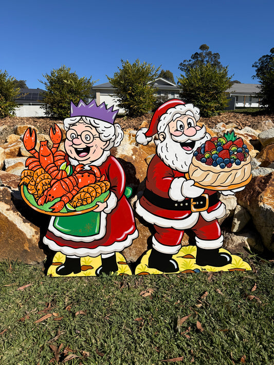 Santa & Mrs Claus SET Christmas Lunch
