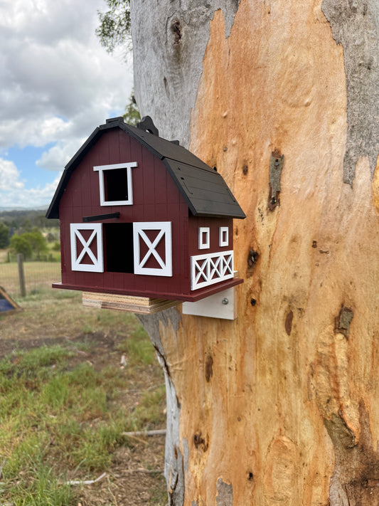 Little Red Barn Birdhouse