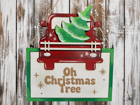 Large Christmas Decoration Farm Sign