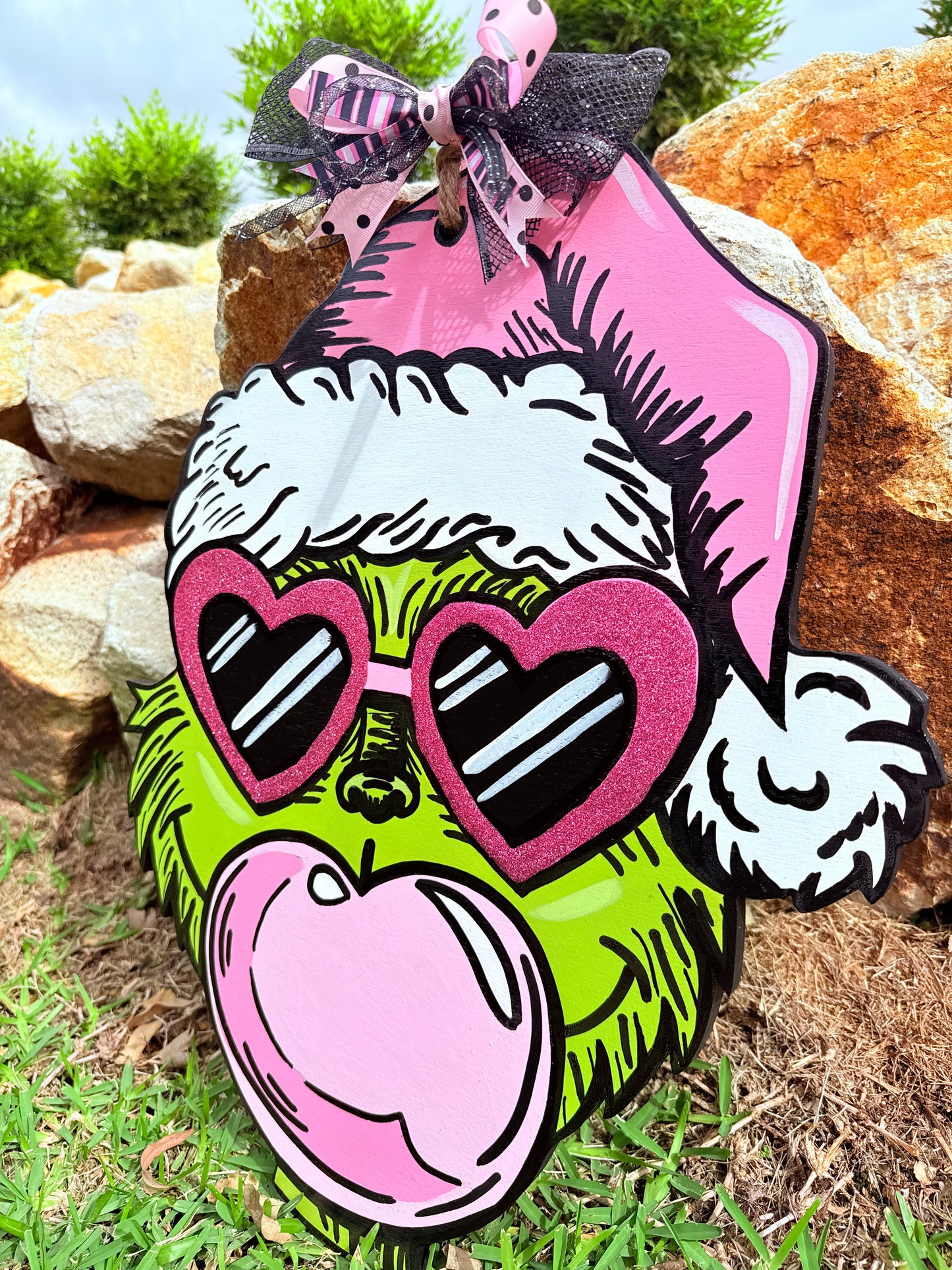 Grinch Door Hanger Christmas
