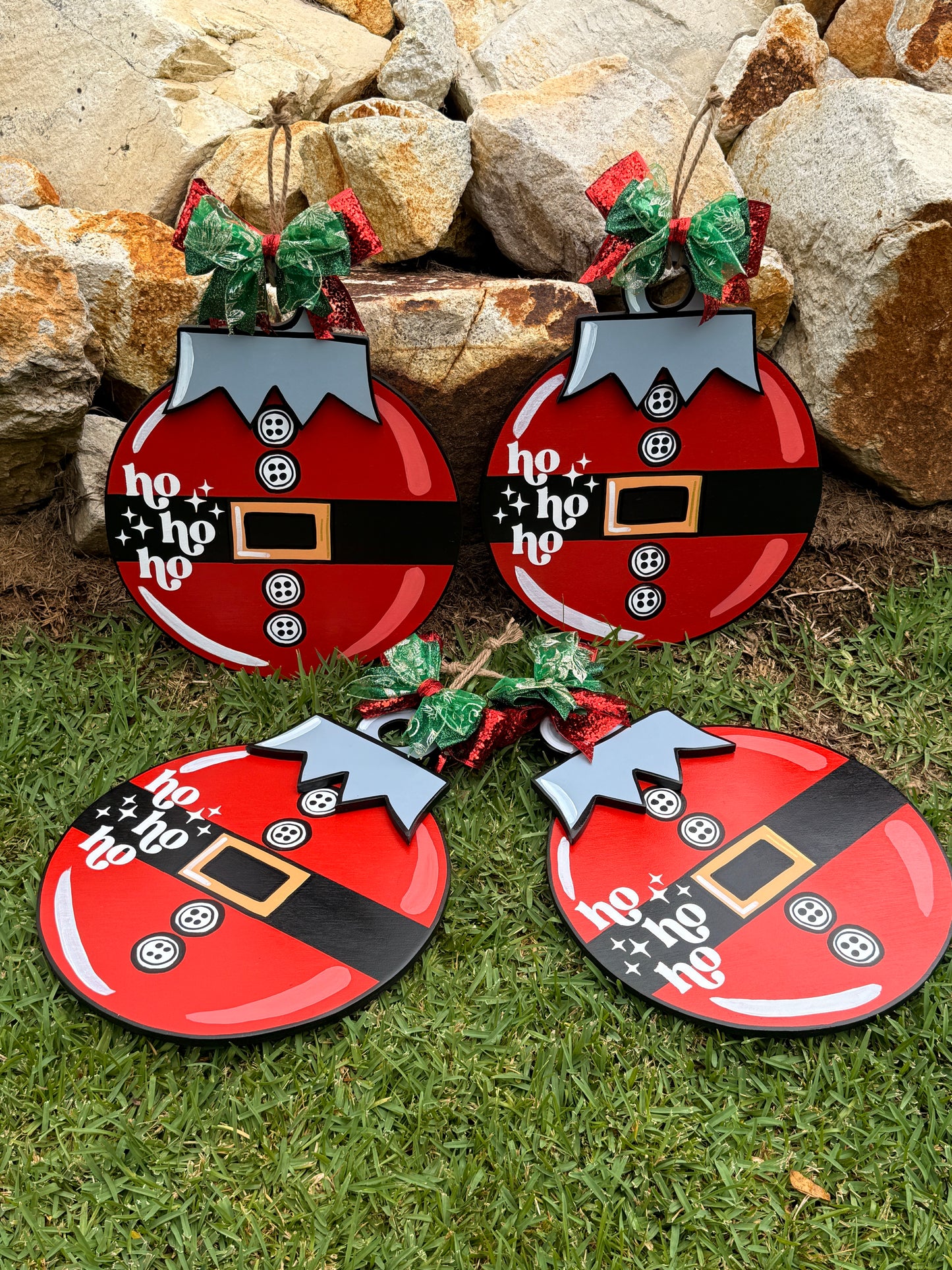 Ho Ho Ho door hanger Christmas
