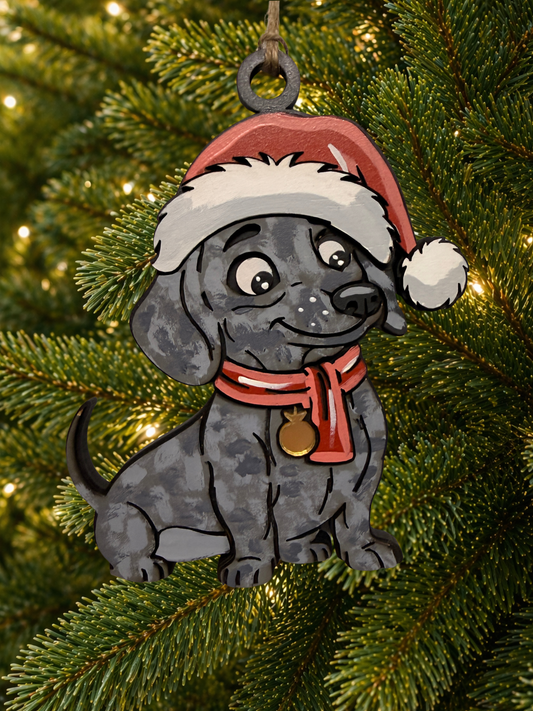 Cartoon Army Minis - Christmas Ornament Dog