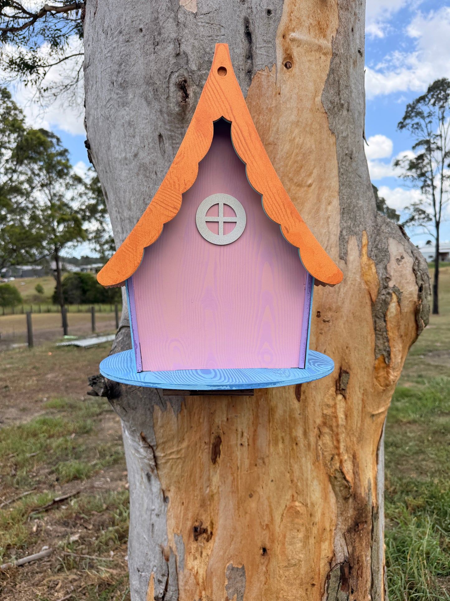 Sugarplum Manor - Grand Pastel Fairy  Birdhouse