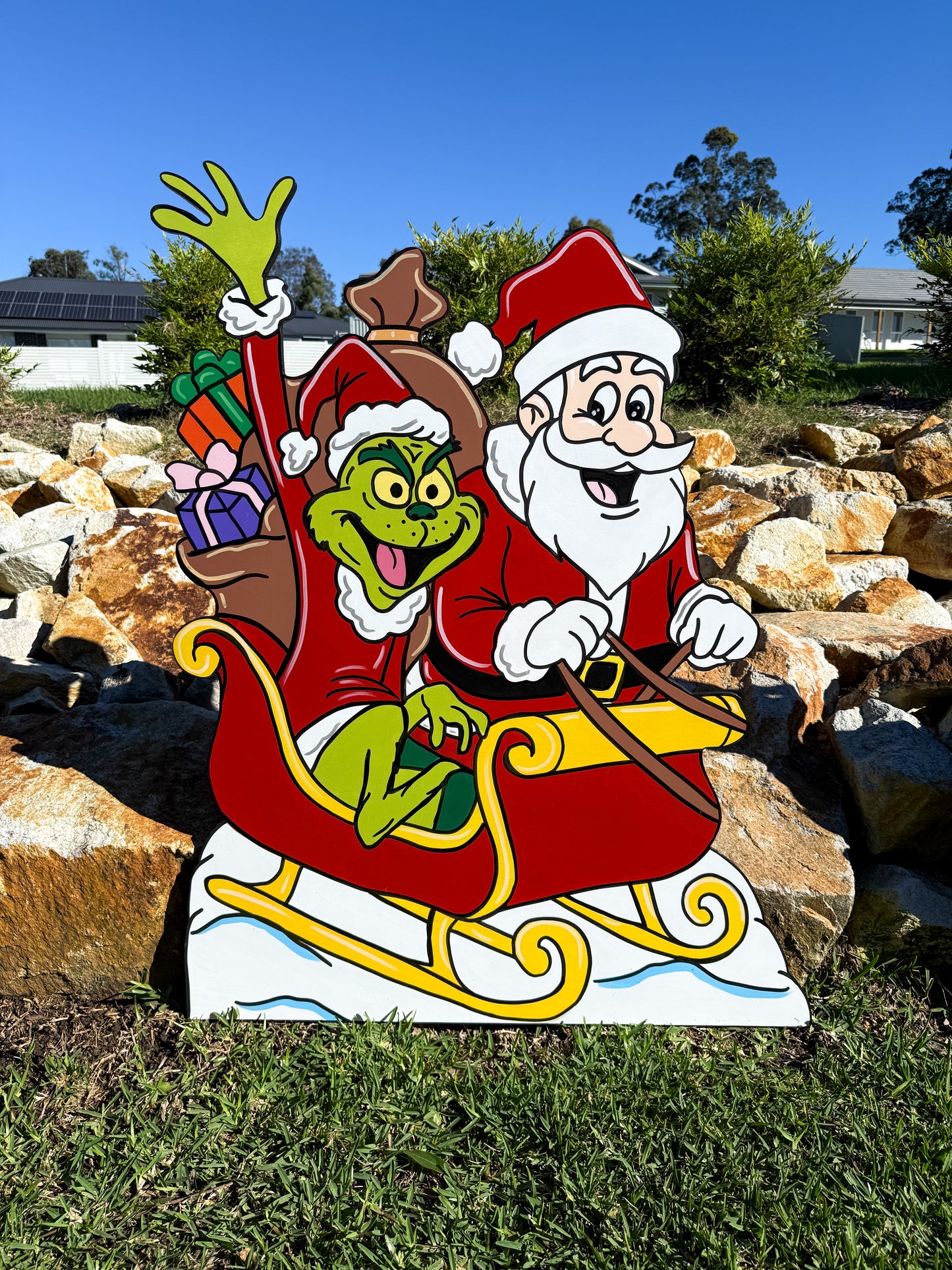 PICKUP ONLY Grinch & Santa Christmas