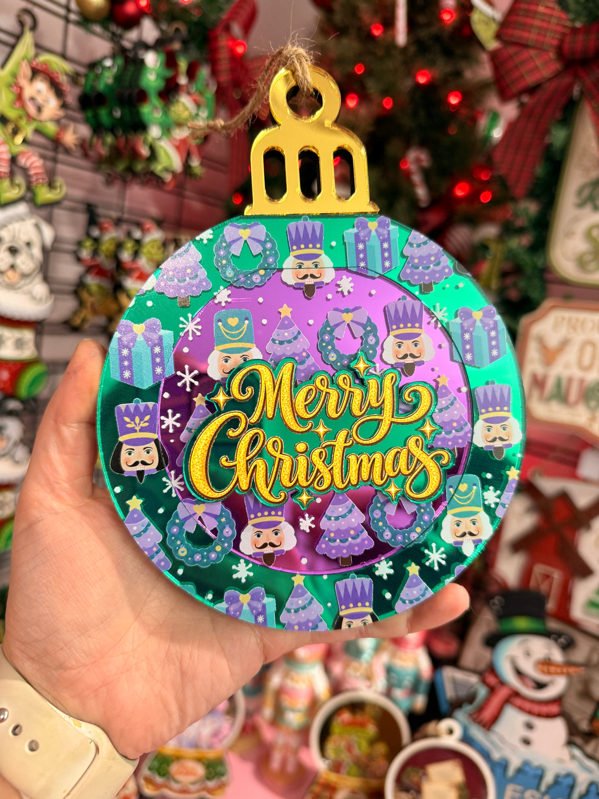 Nutcracker merry Christmas Christmas Decoration Ornament Bauble