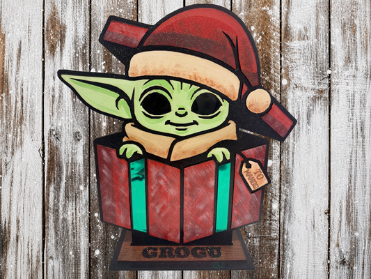 Large Christmas Decoration Grogu