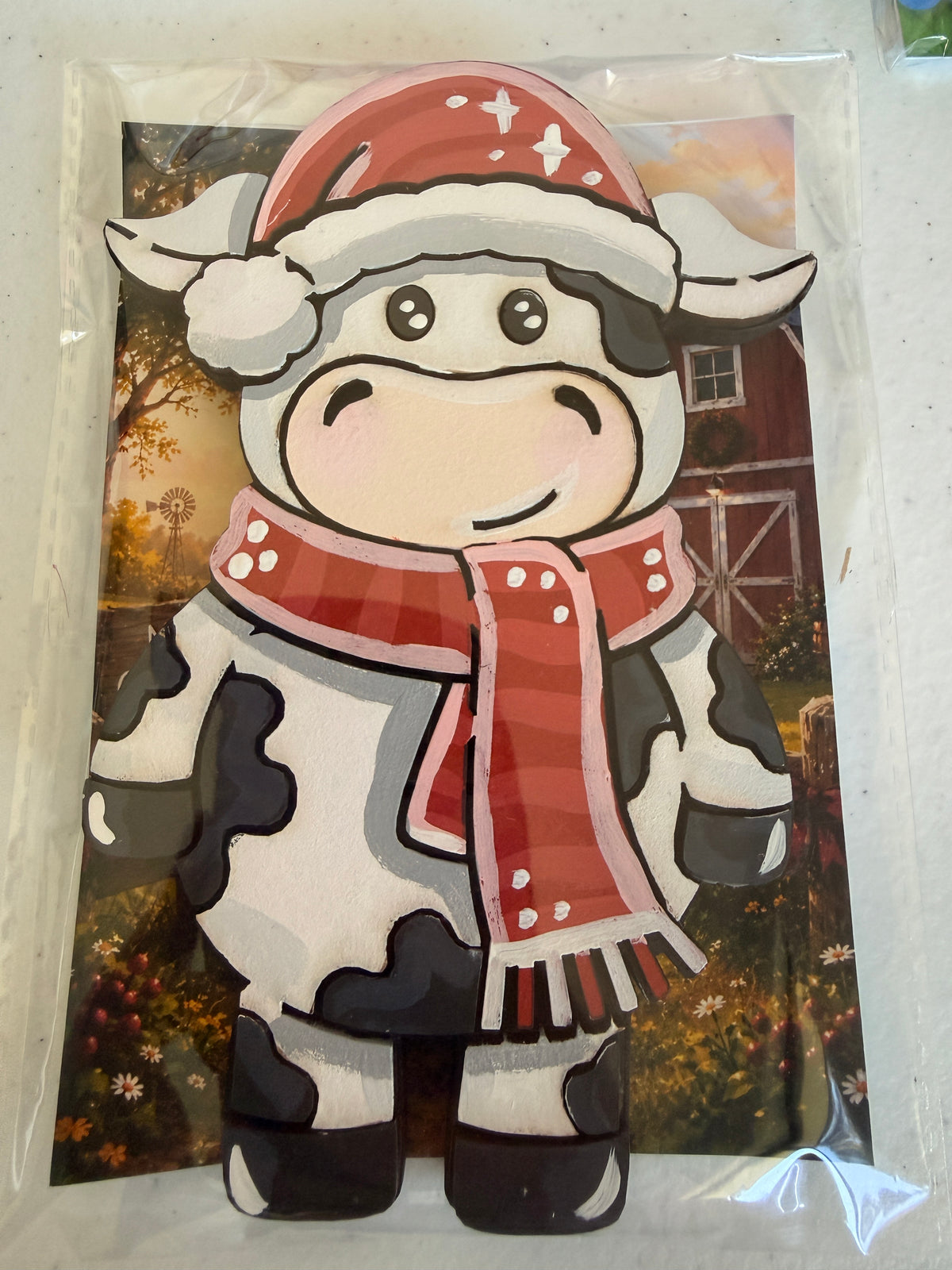 Cartoon Army Minis Magnet Cow