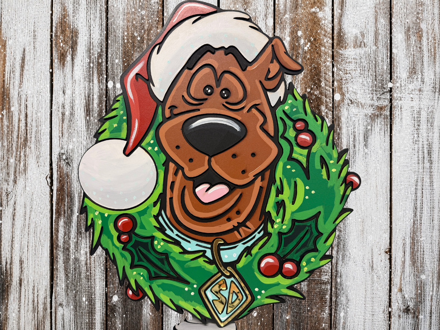 Large Hanging Christmas Decoration Scooby Doo