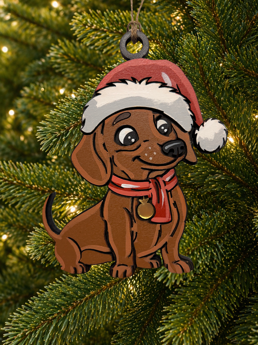 Cartoon Army Minis - Christmas Ornament Dog