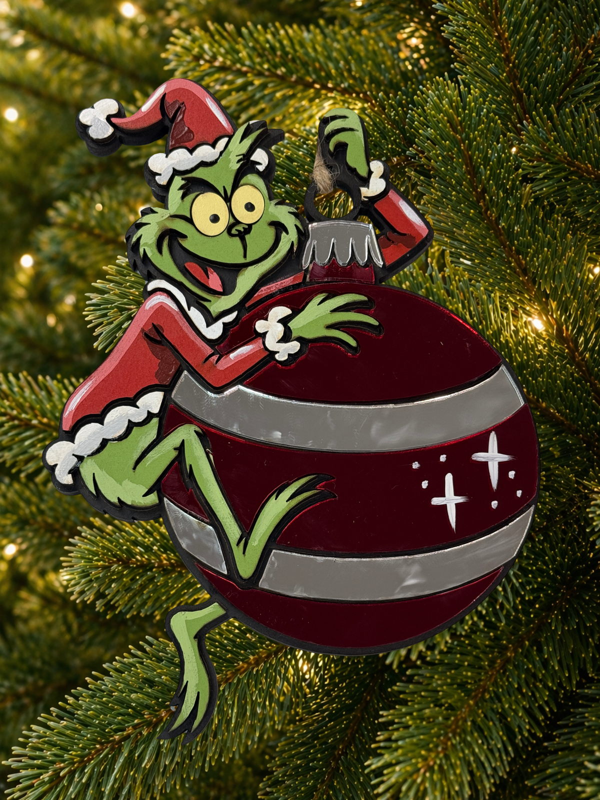Cartoon Army Minis - Christmas Ornament grinch