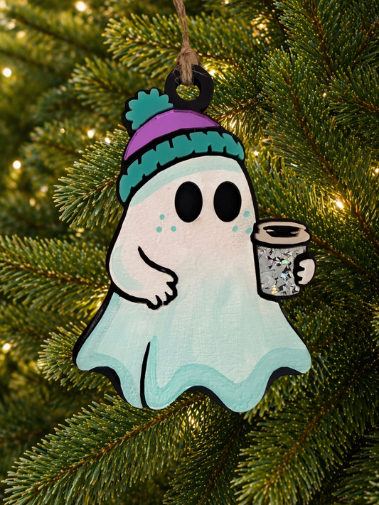Cartoon Army Minis - Christmas Ornament Halloween ghost coffee