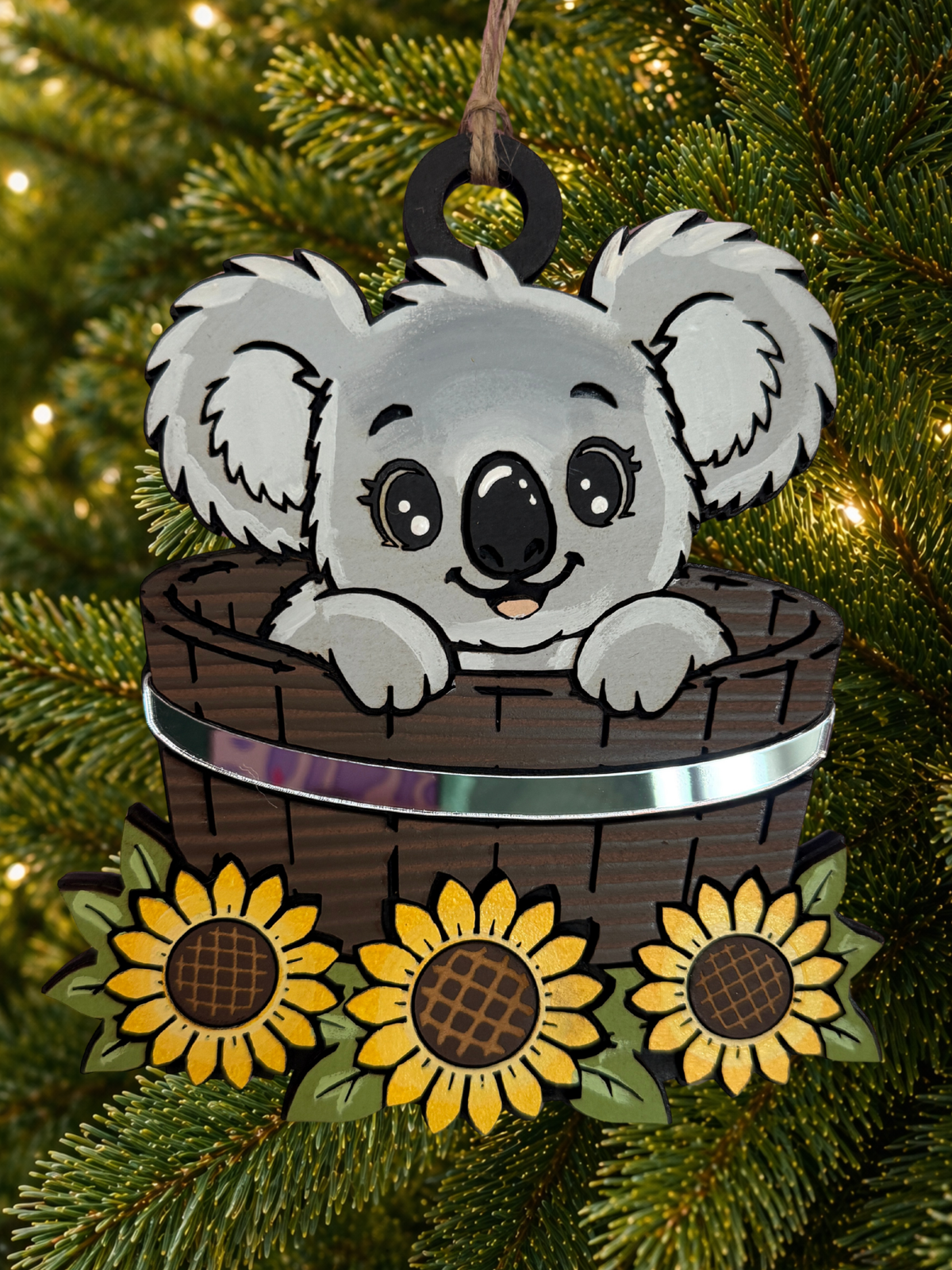 Cartoon Army Minis - Christmas Ornament Koala bucket