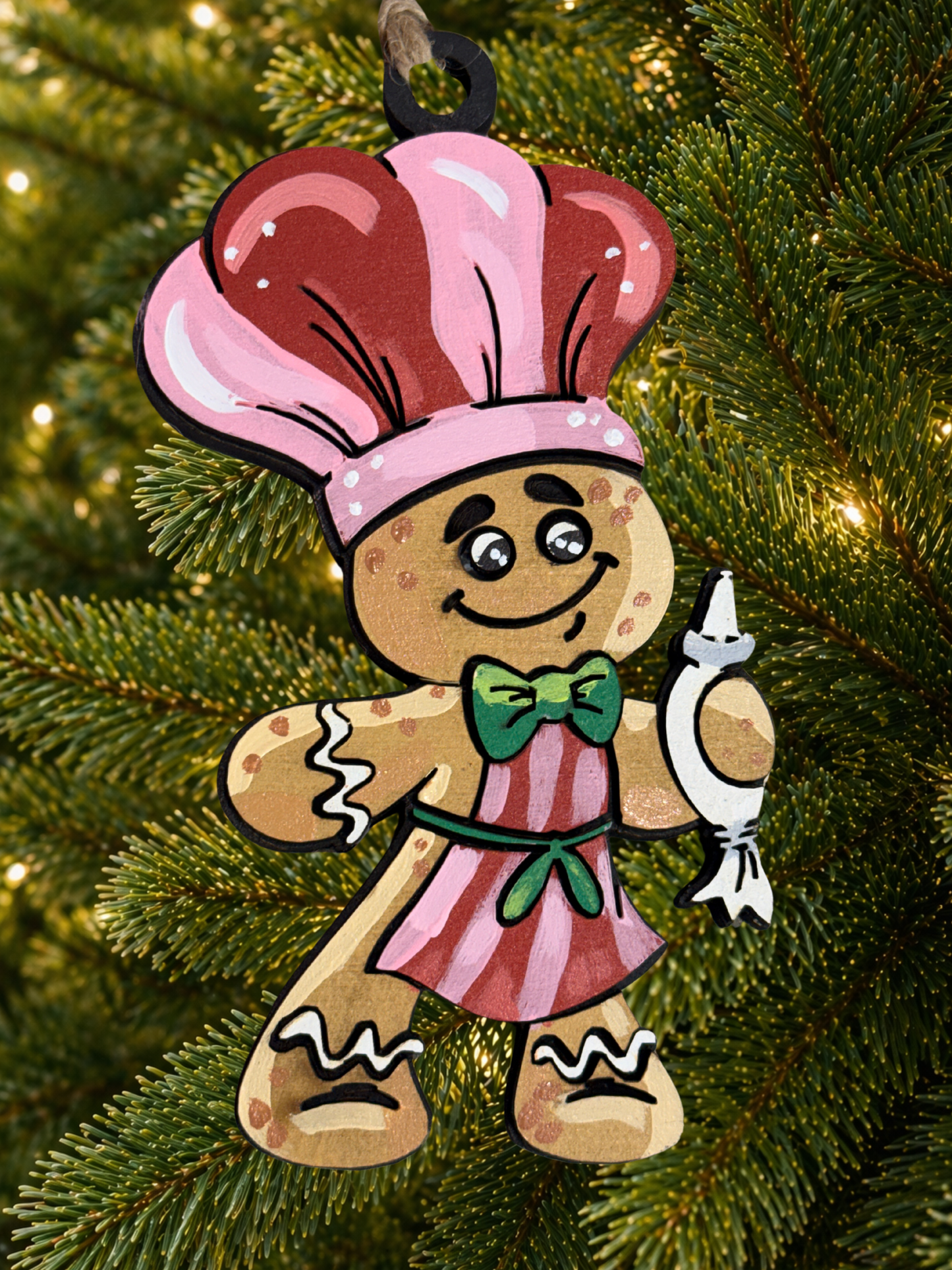 Cartoon Army Minis - Christmas Ornament Gingerbread