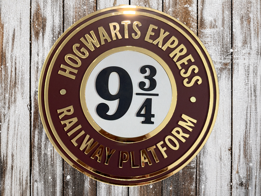 Large Hanging Christmas Decoration Harry Potter HOGWARTS EXPRESS  9 3/4