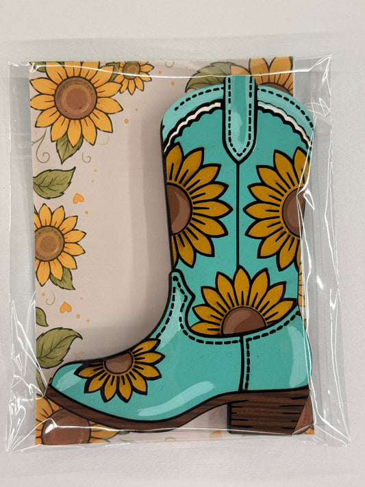 Cartoon Army Minis Magnet Christmas cowboy cowgirl boot
