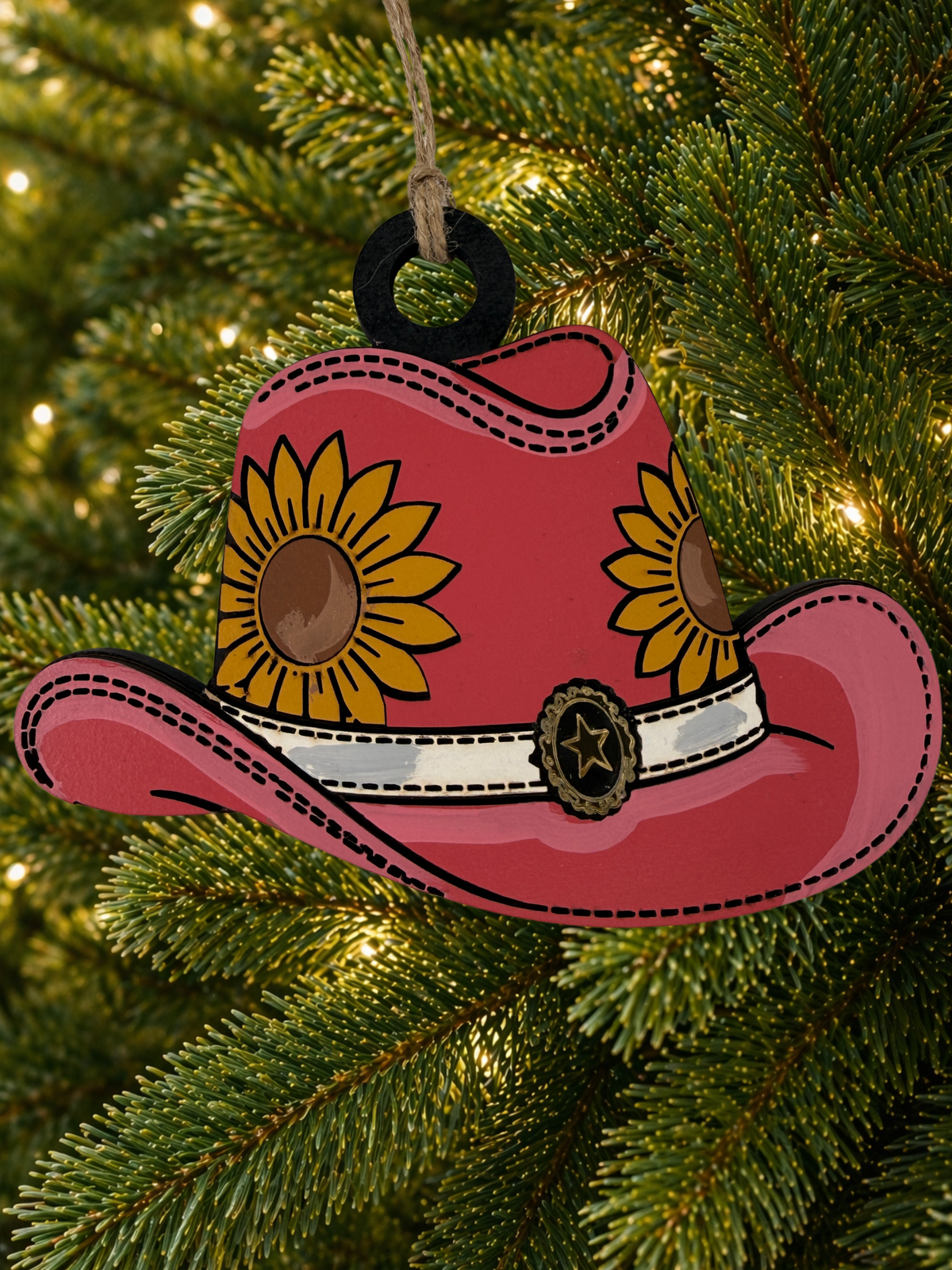 Cartoon Army Minis - Christmas Ornament Cowboy Cowgirl Boot