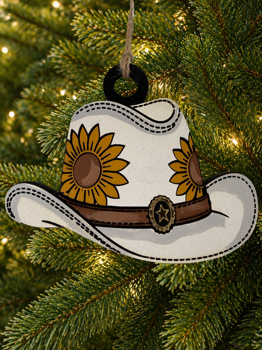 Cartoon Army Minis - Christmas Ornament Cowboy Cowgirl Boot