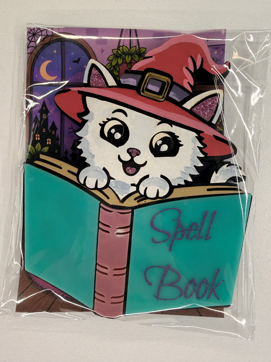 Cartoon Army Minis Magnet Halloween witch cat