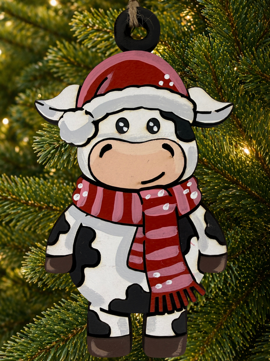 Cartoon Army Minis - Christmas Ornament cow