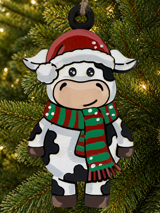 Cartoon Army Minis - Christmas Ornament cow