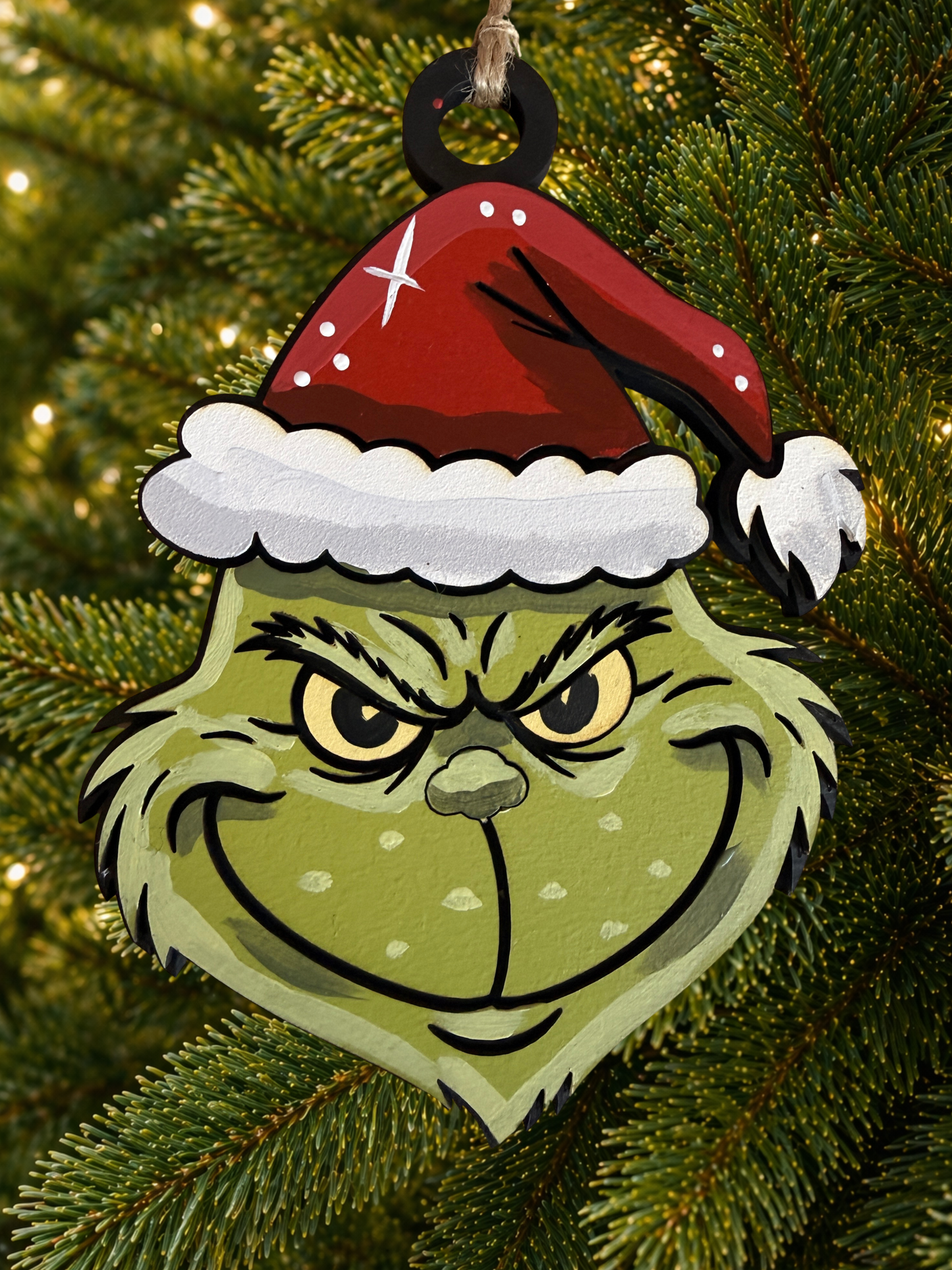 Cartoon Army Minis - Christmas Grinch Head