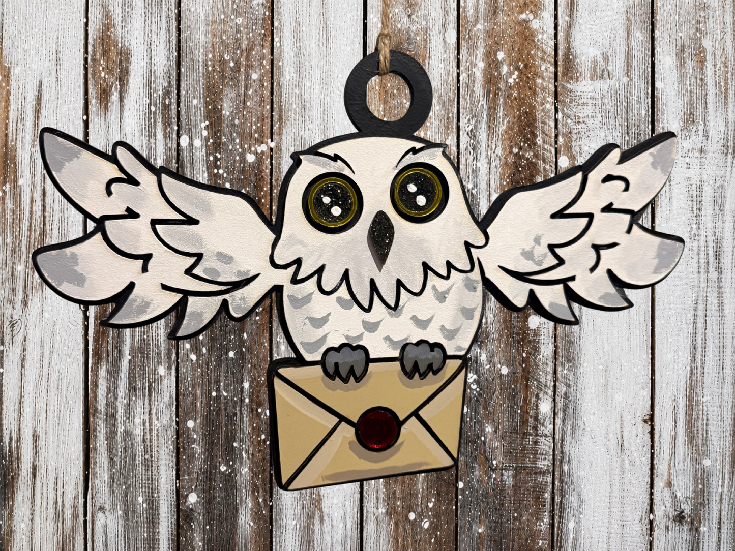 Large Hanging Christmas Decoration Harry Potter Hedwig