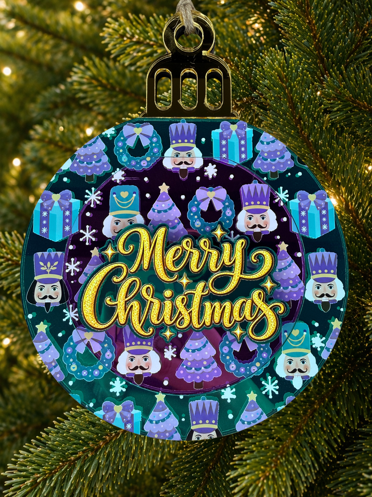 Nutcracker merry Christmas Christmas Decoration Ornament Bauble